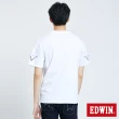 【EDWIN】男裝 EFS溫變LOGO短袖T恤(白色)