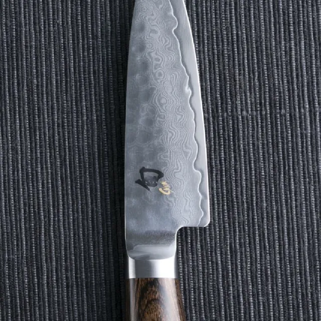 【KAI 貝印】旬 Shun 日本製大馬士革鋼高級水果刀 蔬果刀 小刀 削皮刀 9.5cm TDM-0700(菜刀 高品質)