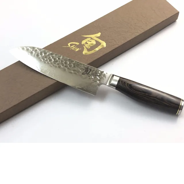 【KAI 貝印】旬 Shun 日本製大馬士革鋼高級三德鋼刀 主廚刀 18cm TDM-0702(菜刀 高品質 切肉 切魚 料理刀)