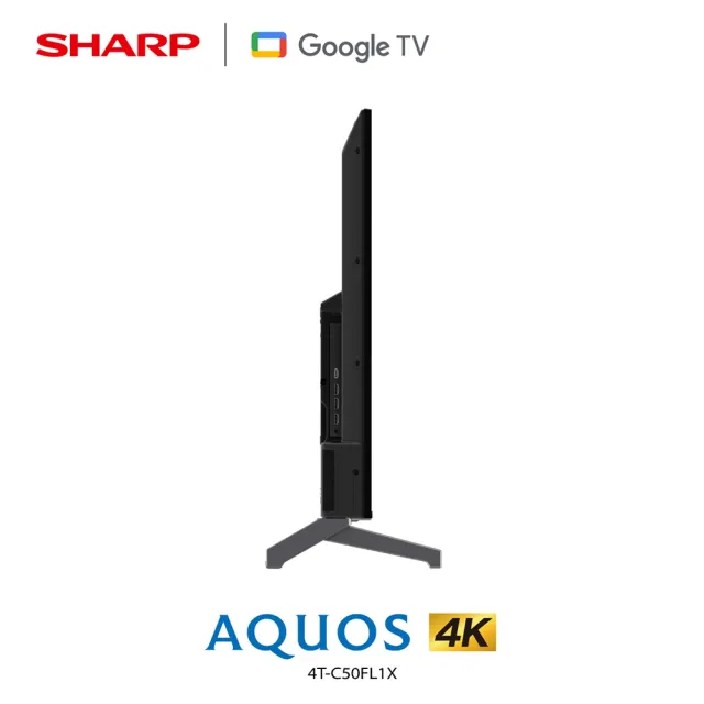 【SHARP 夏普】50型 AQUOS LED 4K Google TV聯網顯示器(4T-C50FL1X)