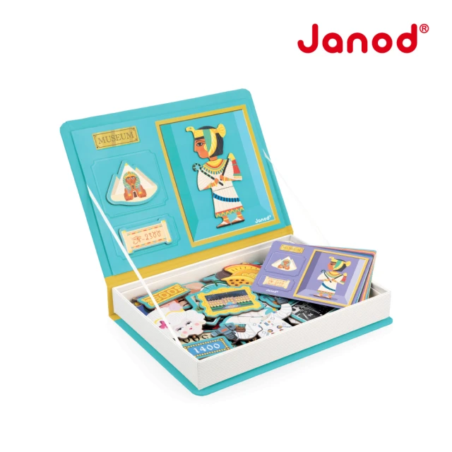 Janod 磁鐵遊戲書-遊玩歷史(拼拼樂 玩具 拼圖 益智玩具)