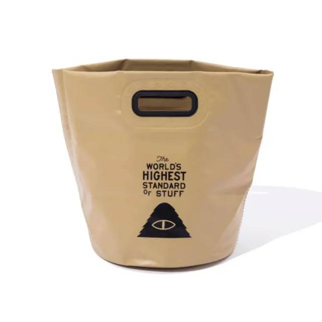 【POLER STUFF】日本限定 POLER HIGH&DRY BAG 防水便攜包 / 簡易水桶(米褐色)
