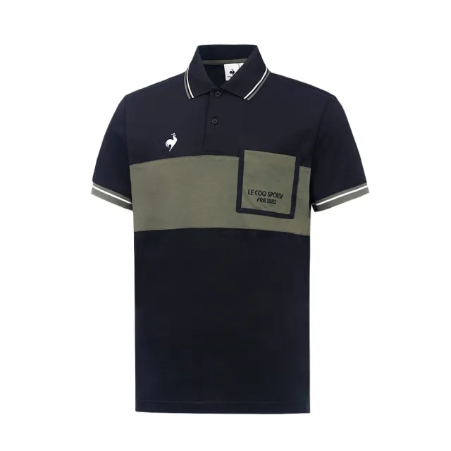 【LE COQ SPORTIF 公雞】休閒潮流短袖POLO衫 男款-2色-LWT21242