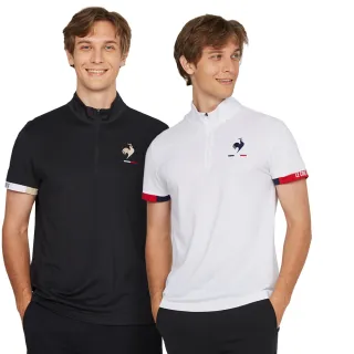 【LE COQ SPORTIF 公雞】休閒經典短袖立領衫 男款-3色-LWT21945