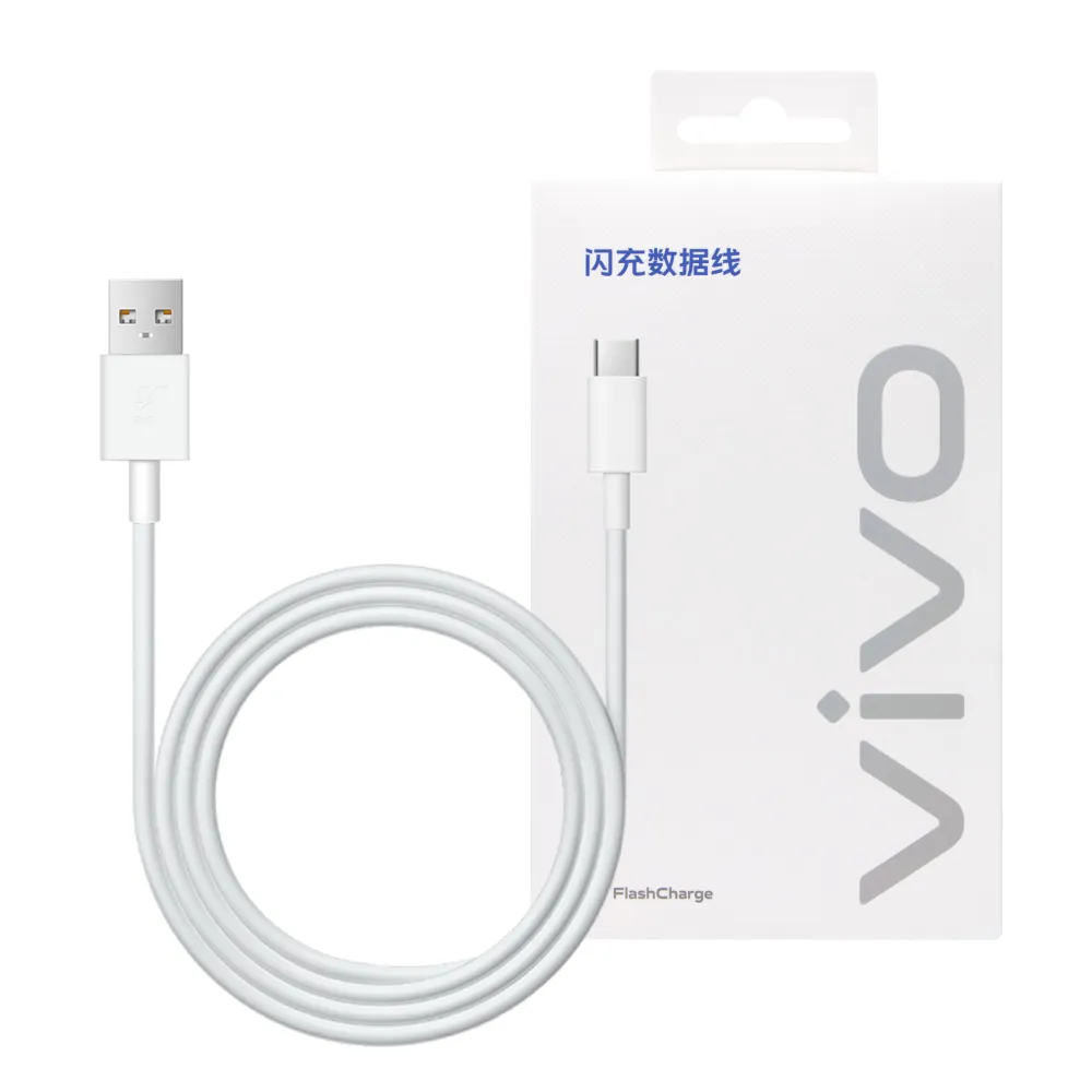 【vivo】3A 原廠盒裝 USB-A to Type C 閃充充電線_33W Max(11V/3A)