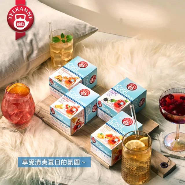 【TEEKANNE 恬康樂】草莓香橙水果茶(2.5gx18包/ 盒)