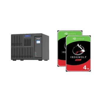 【QNAP 威聯通】搭希捷 4TB x2 ★ TVS-h1688X-W1250-32G 16Bay NAS 網路儲存伺服器