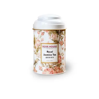【古典玫瑰園】皇家茉莉茶立體茶包20入罐裝(茉莉;綠茶;古典玫瑰園)