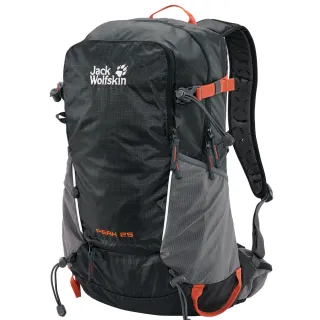 【Jack wolfskin 飛狼】Peak 25L 登山背包 健行背包(經典黑)