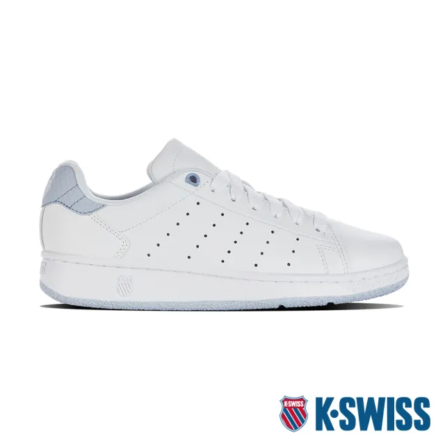 【K-SWISS】時尚運動鞋 Classic PF(-女-白/粉紫)