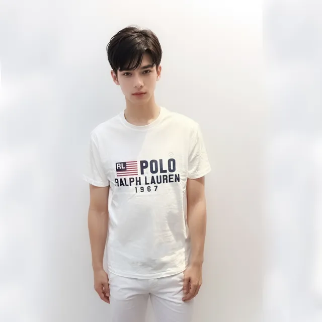 【RALPH LAUREN】男生 POLO 短袖 男女款 情侶款 國旗(平輸品)