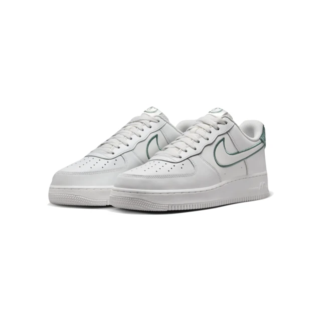 NIKE 耐吉 Nike Air Force 1 07 LV8 復古白綠 FN8349-100(AF1 刺繡 學院風 男鞋 休閒鞋)