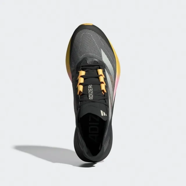 【adidas 愛迪達】Adizero Boston 12 M 男 慢跑鞋 運動 競速 跑鞋 避震 輕量 黑黃(IF9212)