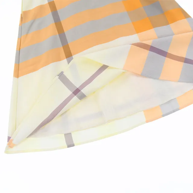【ILEY 伊蕾】英倫風襯衫領貼口袋洋裝(桔色；M-XL；1242077261)