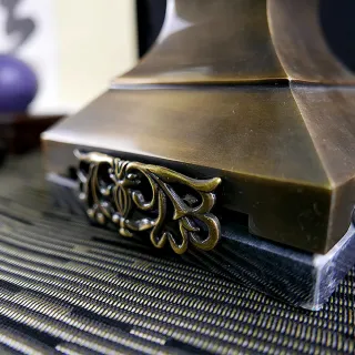 【中華筆莊】藝術銅製筆架A款 高65cm(台灣品牌)