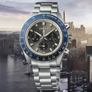 【SEIKO 精工】PROSPEX SpeedTimer太陽能計時腕錶-藍41.4mm_SK028(SSC939P1/V192-0AH0Z)