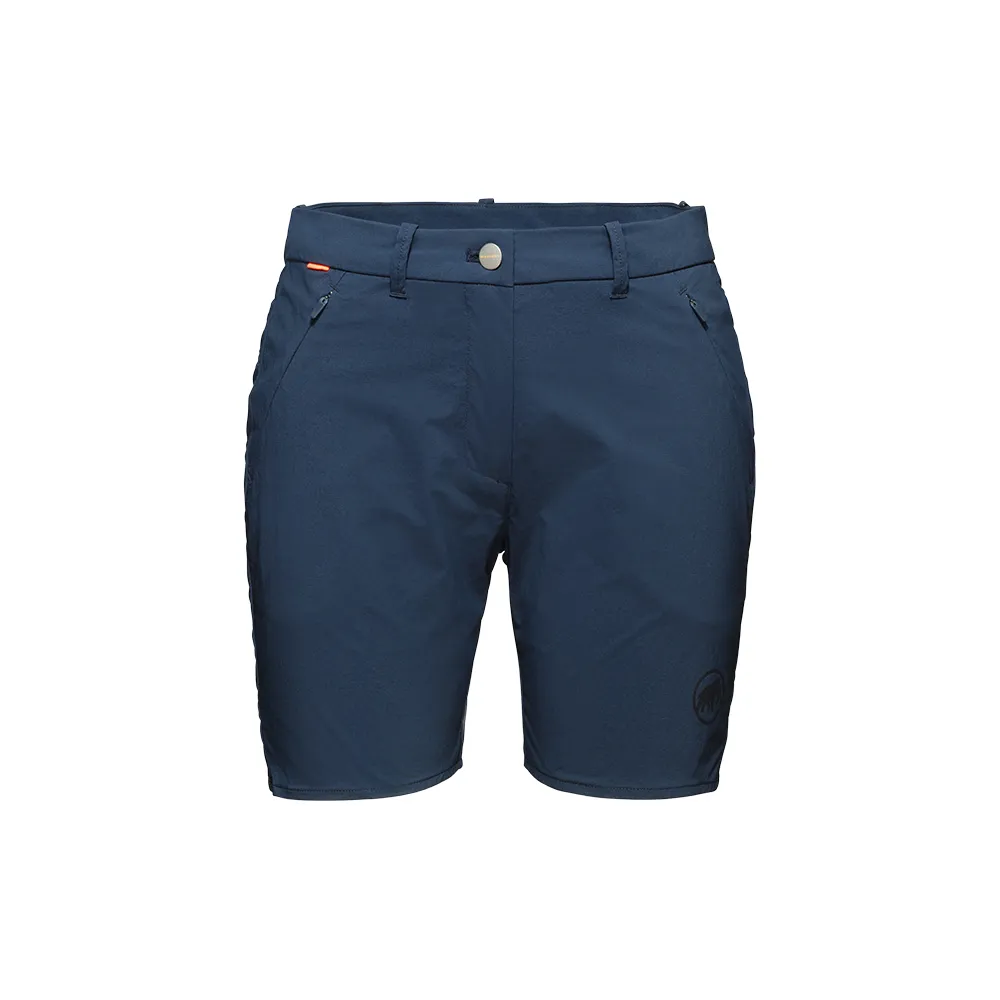 【Mammut 長毛象】Hiking Shorts 經典健行短褲 海洋藍 女款 #1023-00131