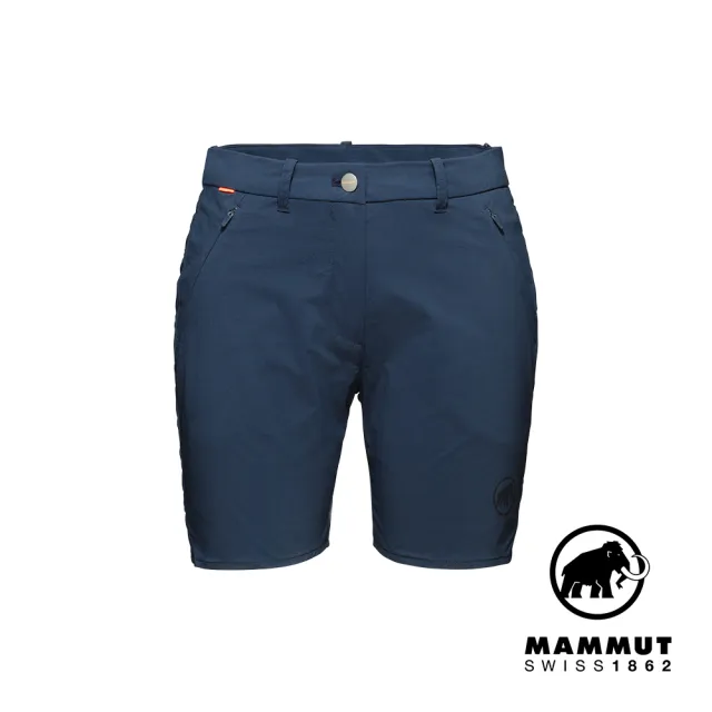 【Mammut 長毛象】Hiking Shorts 經典健行短褲 海洋藍 女款 #1023-00131