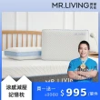 【MR. LIVING 居家先生】買一送一 護頸減壓蝶型記憶枕/涼感減壓記憶枕(專利減壓記憶棉 抗菌內表布)