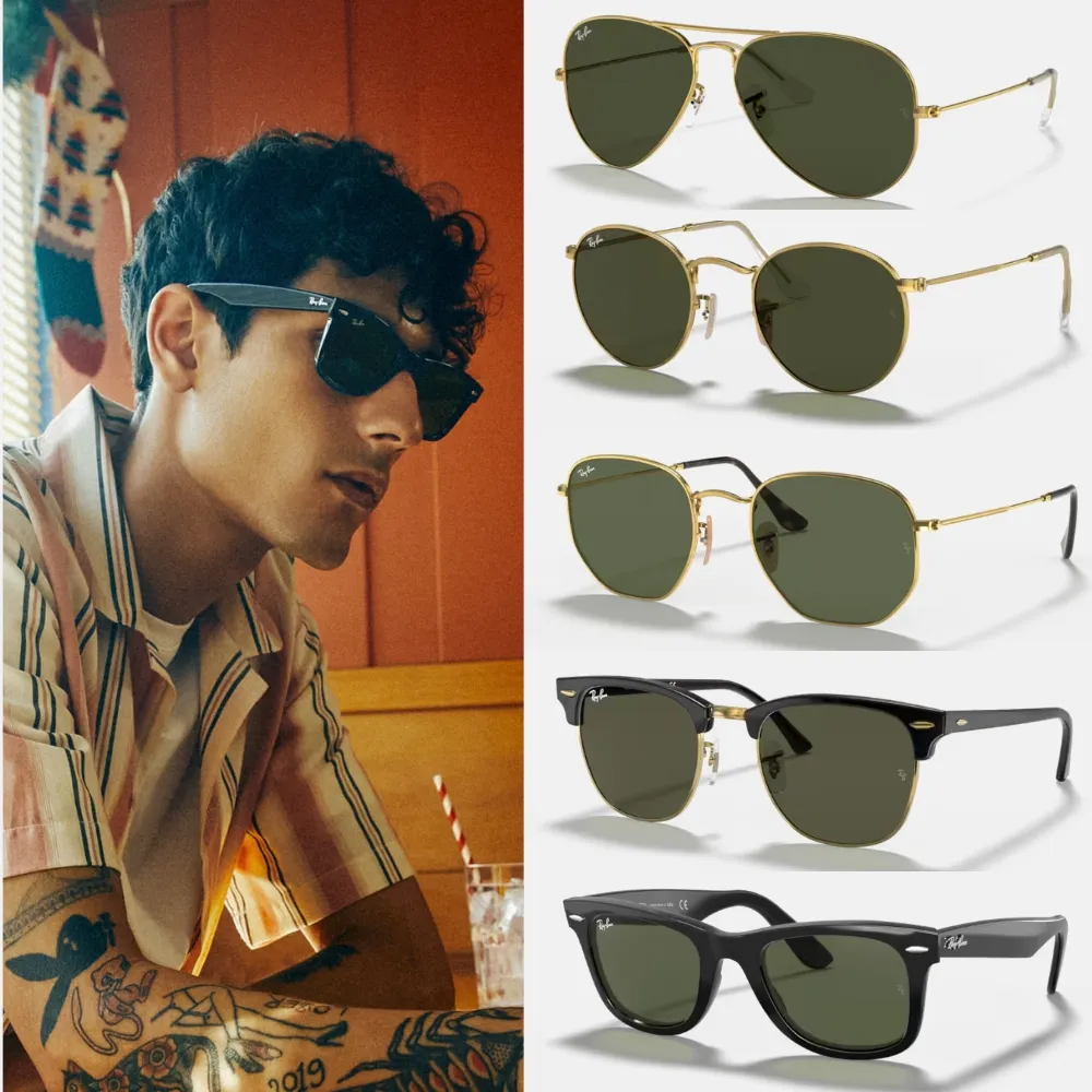 【RayBan 雷朋】經典款墨鏡組合(RB2140F、RB3025、RB3016F、RB3447、RB3548N 多款任選)