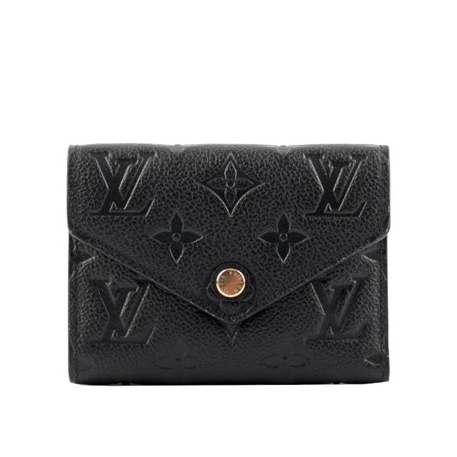 【Louis Vuitton 路易威登】Monogram VICTORINE牛皮壓印零錢袋短夾(M64060)
