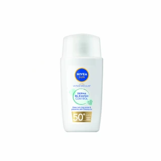 【NIVEA 妮維雅】新品上市★全護專業抗UV防曬露 痘敏肌友善40ml