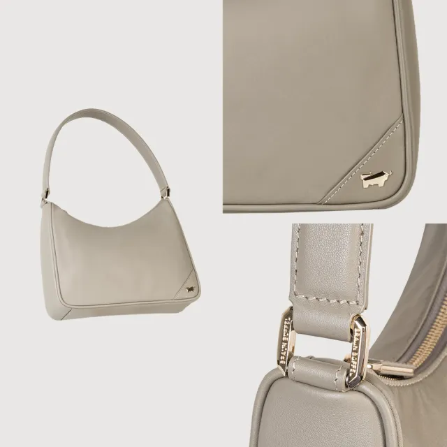 【BRAUN BUFFEL 德國小金牛】瑪普爾 肩包-卡其色(BF837-27-KA) 女包送禮推薦