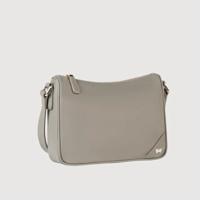 【BRAUN BUFFEL 德國小金牛】瑪普爾 斜背包-卡其色(BF837-12-KA) 女包送禮推薦