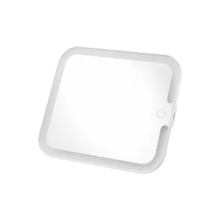 【KINYO】LED大鏡面清亮化妝鏡/粉餅鏡/折疊鏡/補妝鏡(BM-085)