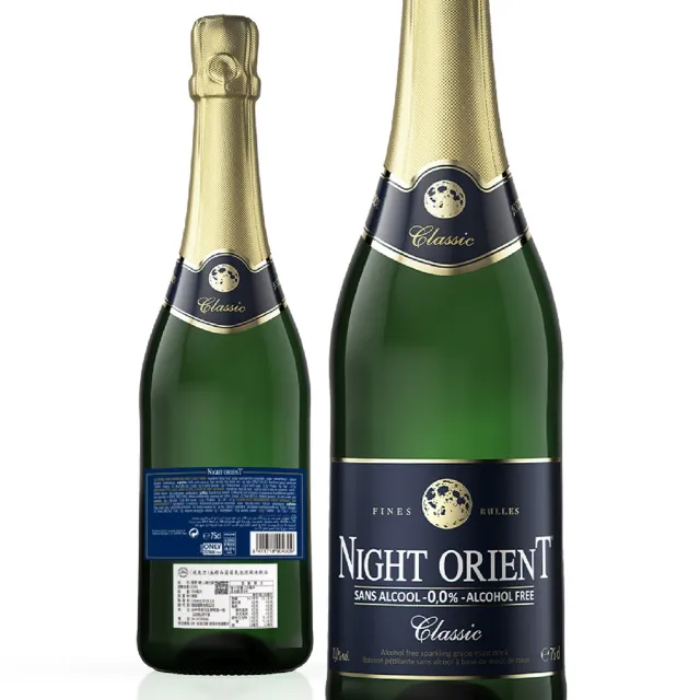 【UNIVERS DRINK】Night Orient Classic 無酒精氣泡酒(每瓶750ml 無酒精氣泡酒 無酒精飲品 無酒精)