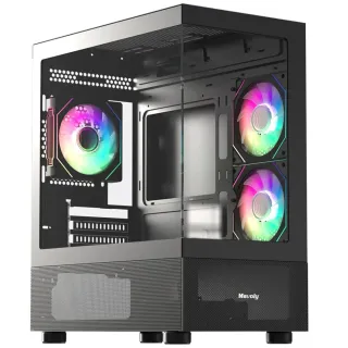 【技嘉平台】i7二十核 RTX4060Ti WIN11Pro{席恩W}WIFI海景房電競機(i7-14700F/B760/16G D5/1TB)