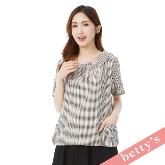 betty’s 貝蒂思 花朵縷空蕾絲短袖T-shirt(象牙