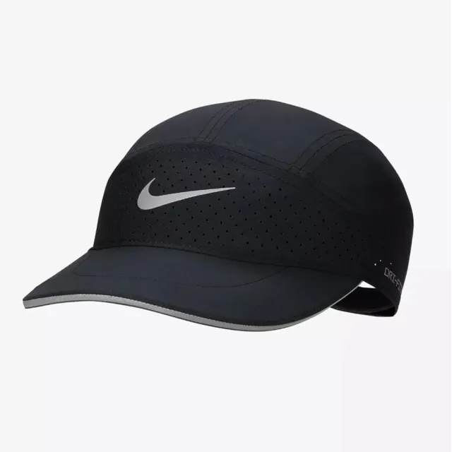 【NIKE 耐吉】帽子 棒球帽 運動帽 遮陽帽 U NK DFADV FLY CAP U AB RFLTV 黑 FB5681-010