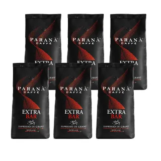 【PARANA  義大利金牌咖啡】精品豐饒咖啡豆1公斤x6袋/箱(2024新鮮進口、豐富濃郁強烈的果香)