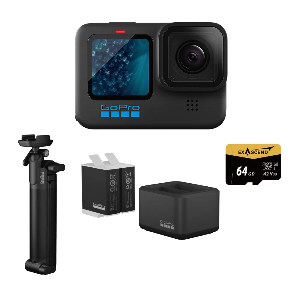 【GoPro】HERO 11 三向自拍套組