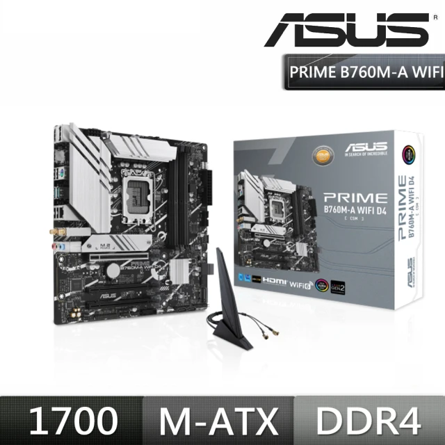 ASUS 華碩 PRIME B760M-F D4-CSM 主