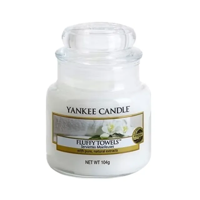 【YANKEE CANDLE】香氛蠟燭104g 2入組(多款任選/蓬鬆毛巾/裁剪玫瑰/美夢成真/嬰兒爽身粉/國際航空版)