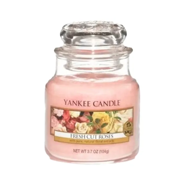 【YANKEE CANDLE】香氛蠟燭 104g(多款任選/平行輸入/蓬鬆毛巾/裁剪玫瑰/美夢成真/嬰兒爽身粉)