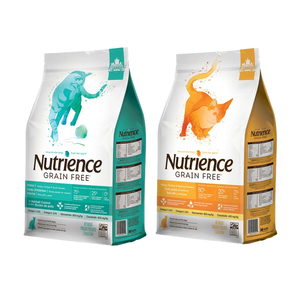 【Nutrience 紐崔斯】無穀養生系列全齡貓寵糧-5kg(成貓飼料、全齡貓飼料、添加益生菌、WDJ、體重控制)