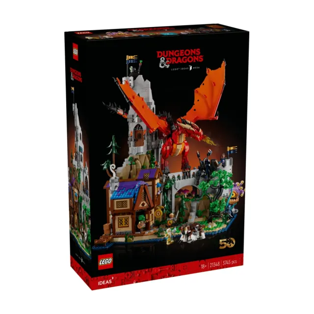 【LEGO 樂高】Ideas 21348 龍與地下城：紅龍傳奇(Dungeons & Dragons: Red Dragon”s Tale 居家擺設)