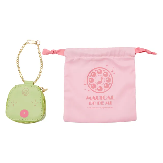 【Grace Gift】小魔女DoReMi聯名-魔女莉卡立體零錢包(綠)