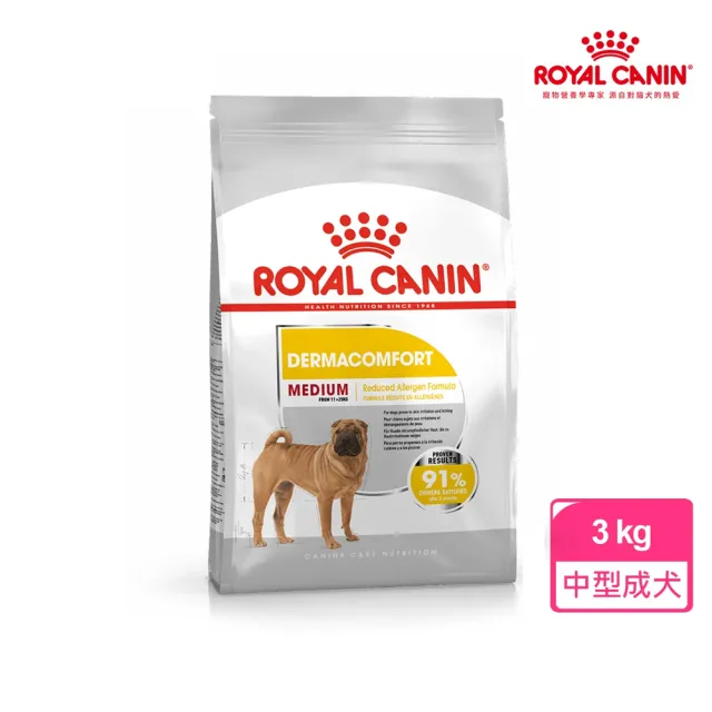 【ROYAL 法國皇家】皮膚保健中型成犬乾糧 DMM 3KG(狗乾糧 狗飼料)