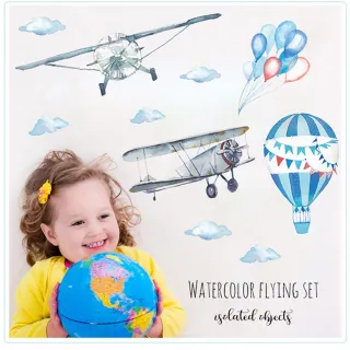 【JB Design】時尚壁貼(飛行夢想號)