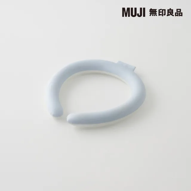 【MUJI 無印良品】涼感頸圈/中/藍