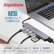 【Gigastone 立達】(多工存儲組)7合1多功能 100W PD充電 Type-C HUB集線器(買就送128GB A1V30記憶卡)