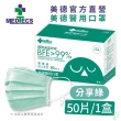 【MEDTECS 美德醫療】美德醫用口罩3盒50片/盒(成人口罩/小臉口罩/大兒童口罩)