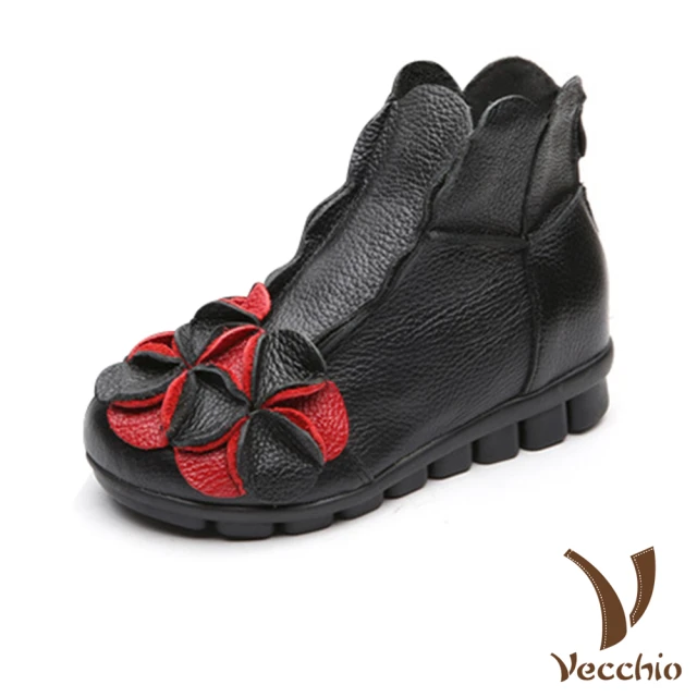 IMAC 義大利防水內刷毛保暖厚底皮靴 黑色(458158-