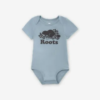 【Roots】Roots 嬰兒-COOPER BEAVER 包屁衣(藍色)
