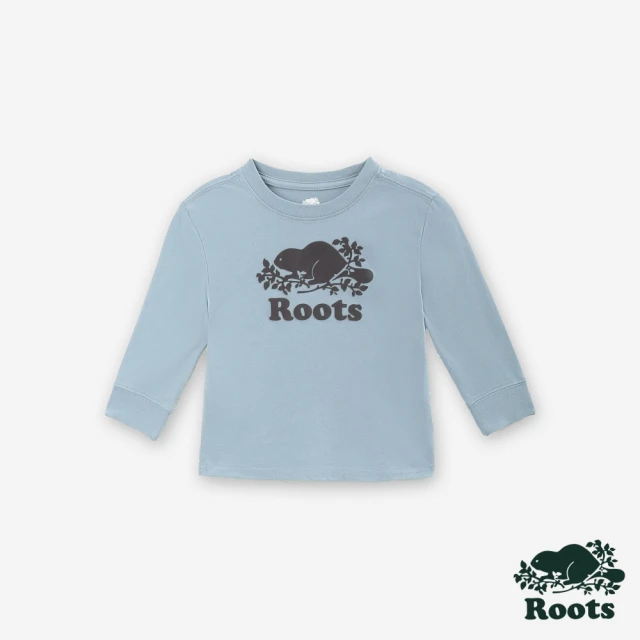 Roots Roots 大童- RBA寬版圓領上衣(白色)好