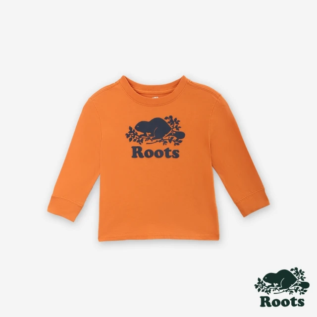 Roots Roots 大童- RBA寬版圓領上衣(白色)好